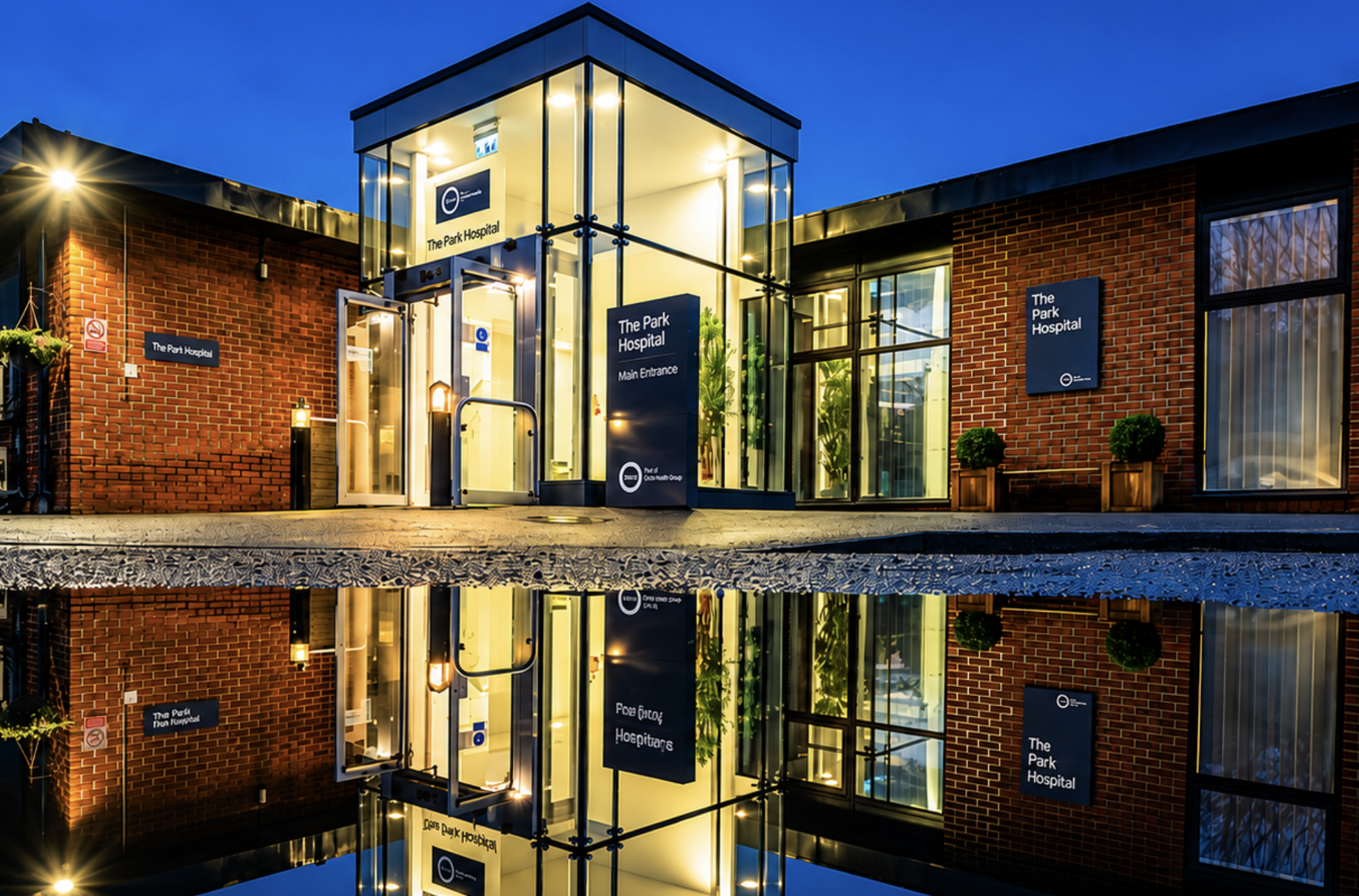 The Park Hospital main entrance